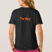 あと何日、そんなにたくさん Tシャツ (裏面)
