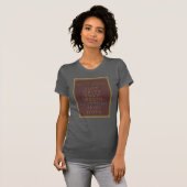 あと忙し週ブラウンGfx Tシャツ (正面フル)