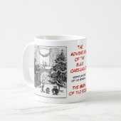 あと書きシリーズ青及び印のコーヒー・マグ コーヒーマグカップ (正面左)