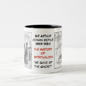 あと書きシリーズ- Conan Doyle、Spiritualist ツートーンマグカップ (中央)