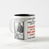 あと書きシリーズ- REDHのコーヒー・マグ ツートーンマグカップ (正面左)