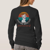 あと１匹だけ猫を Tシャツ (裏面)