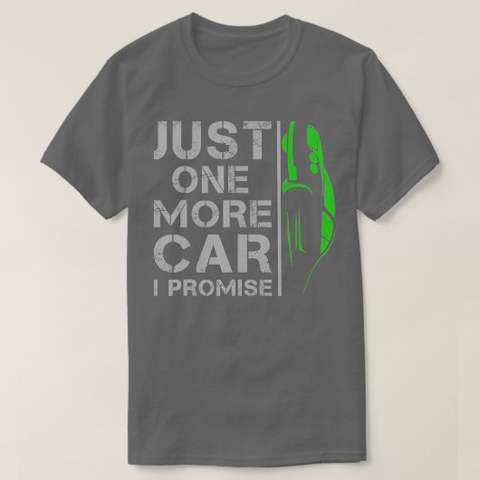 あと1台の車でレースギア頭 Tシャツ (デザイン正面)