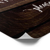 あと1日、結婚式リハーサルディナー歓迎ポス ポスター (角)