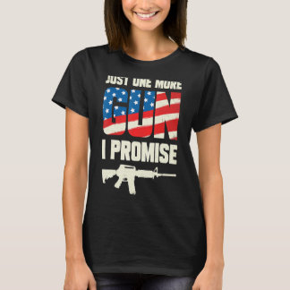 あと1発でアメリカの退役軍人 Tシャツ