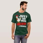 あと1羽だけ鶏を約束する家畜 Tシャツ (正面フル)