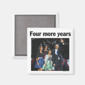 あと4年のオバマ磁石 マグネット (正面/裏面)