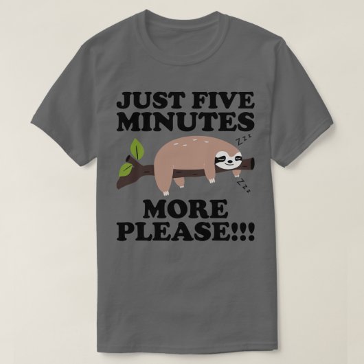 あと5分お願いギフト1 Tシャツ (デザイン正面)
