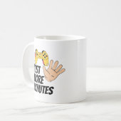 あと5分 コーヒーマグカップ (正面左)