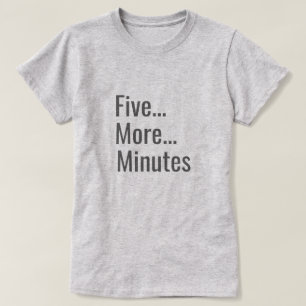 あと5分 Tシャツ