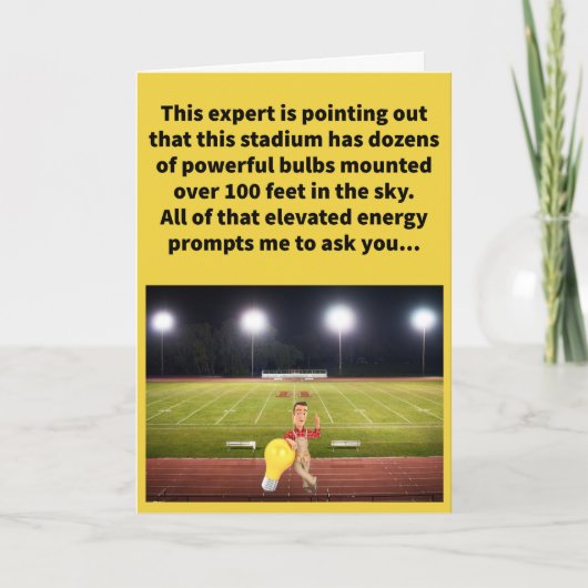 あなおもしろいらワットを上げる カード (正面)