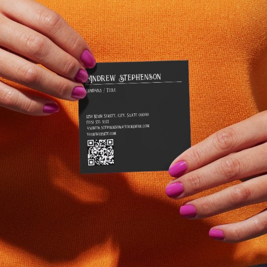 あなたおもしろいが怖い小さなクリスマスを過ごす スクエア名刺