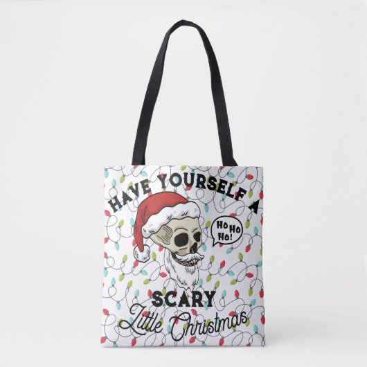 あなたおもしろいは怖い小さなクリスマスを過ごす トートバッグ (正面)