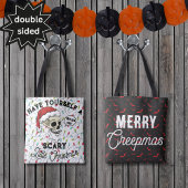 あなたおもしろいは怖い小さなクリスマスを過ごす トートバッグ