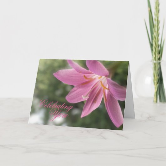 あなたおよびあなたのバースデー・カードを祝うこと カード (正面)