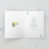 あなたおよびあなたの家族への悔やみや弔慰悔やみや弔慰と カード (内部)