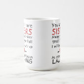 あなたおよび私は姉妹のコーヒー・マグです コーヒーマグカップ (中央)