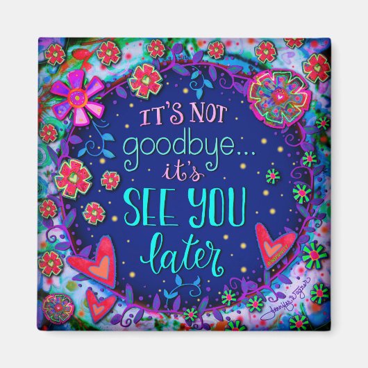 あなたかわいらし後の悔やみや弔慰吸光度マグネットを参照 マグネット (正面)