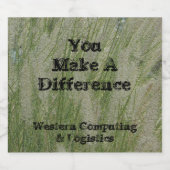 あなたがいてくれて砂漠の草にも感謝している ビールラベル (シングルラベル)