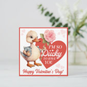 あなたがいることがとても嬉しいバレンタインデー シーズンカード (スタンド正面)