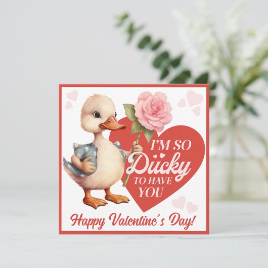 あなたがいることがとても嬉しいバレンタインデー シーズンカード (スタンド正面)