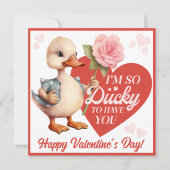 あなたがいることがとても嬉しいバレンタインデー シーズンカード (正面)