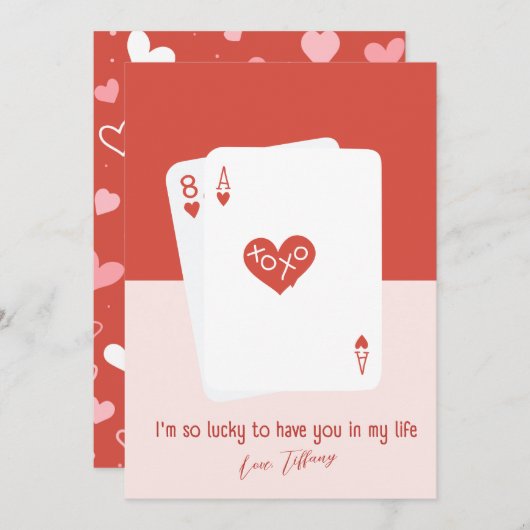 あなたがいることに感謝の気持ちを込めたホリデーカード シーズンカード (正面/裏面)