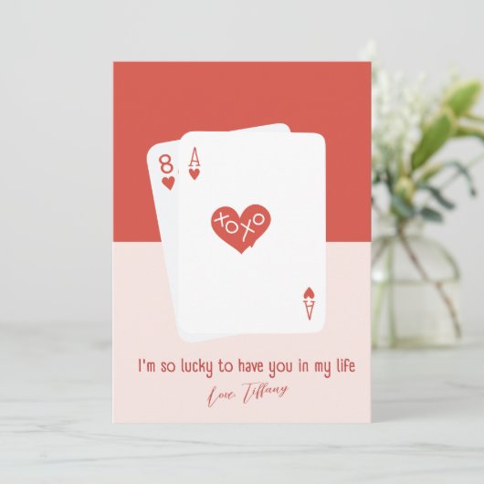 あなたがいることに感謝の気持ちを込めたホリデーカード シーズンカード (スタンド正面)