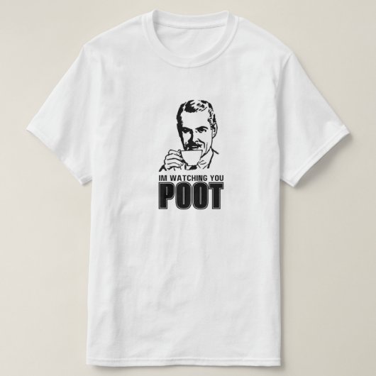 あなたがおならするの見てるよ Tシャツ (デザイン正面)