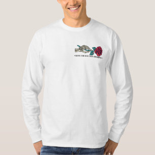 あなたがたっぷりと堪能するにふさわしい一日を Skull Flower 励まし Tシャツ