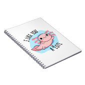 あなたがとっても好き！面白いアホロトルジョーク ノートブック (右側)