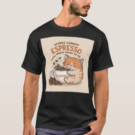 あなたがどれだけ大切かはエスプレッソでも言葉にできない！ Tシャツ