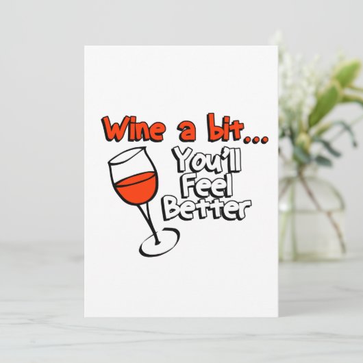 あなたがよりよく感じるビットはワインを飲みます 招待状 (スタンド正面)