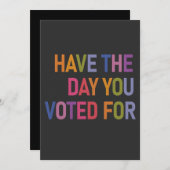 あなたがアンチ・トランプに投票した日がある シーズンカード (正面/裏面)