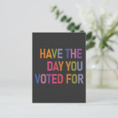 あなたがアンチ・トランプに投票した日がある 案内ポストカード (スタンド正面)