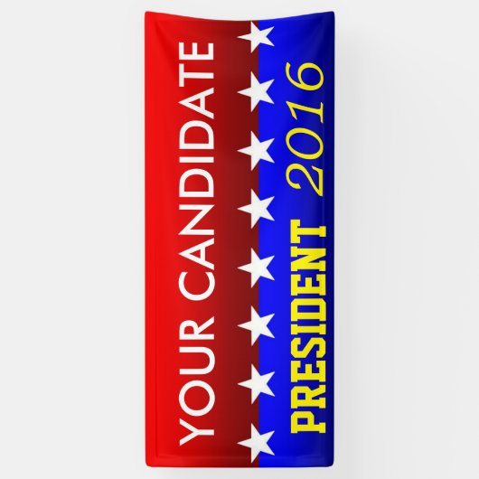あなたがカスタマイズ政治旗 横断幕 (縦)