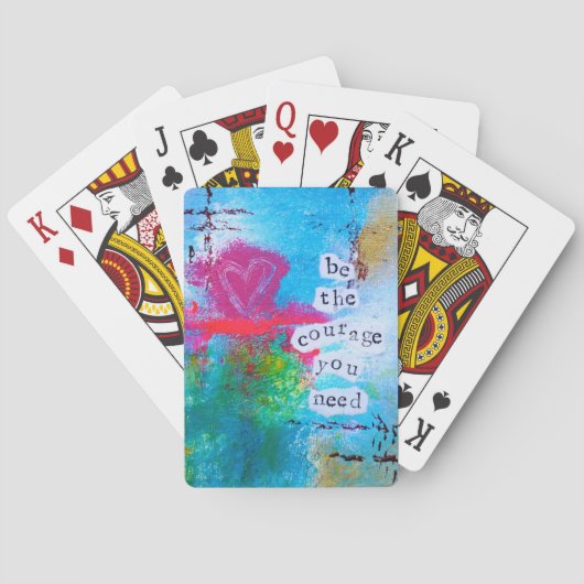 あなたがクラシックなトランプを必要とする勇気があって下さい トランプ (裏面)
