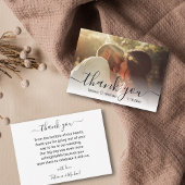 あなたがシックな書道結婚式の日写真よりも ノートカード