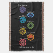 あなたがチャクラの投球をする必要があるすべて スローブランケット (正面縦)