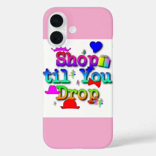 あなたがドロップするまで買い物おもしろい小説 Case-Mate iPhoneケース (裏面)