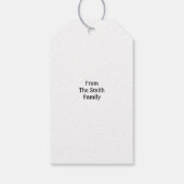 あなたがハッピーハローウィンギフトラベルを魔女にポップ ギフトタグ (裏面)