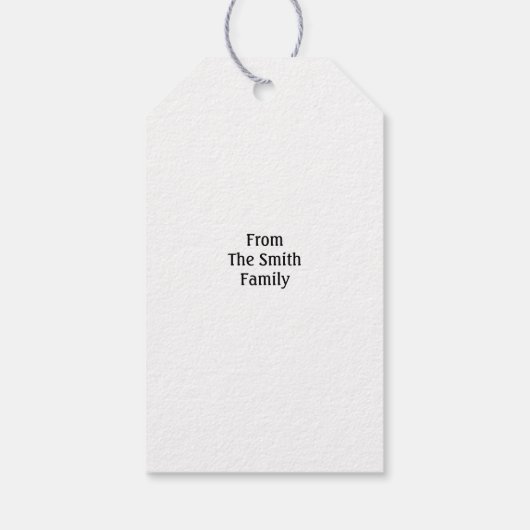 あなたがハッピーハローウィンギフトラベルを魔女にポップ ギフトタグ (裏面)