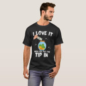 あなたがバーテンダーにチップを入れるのは好おもしろいきだ Tシャツ (正面フル)