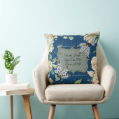 あなたがフローラブルータイガー枕の上に上昇できることを願う クッション (椅子)