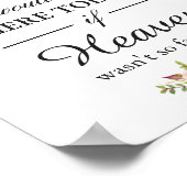 あなたがブルゴーニュ・レッド・フローラに来ると分かっている ポスター (角)