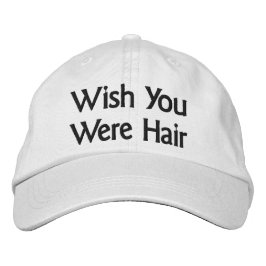 あなたがヘアベースボールキャップだったらいいのに 刺繍入りキャップ