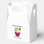 あなたがマフィンを持っていてくれて、ただ愉快なクリスマスカードのクラス フェイバーボックス (オープン)