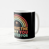 あなたがレトロアンチトランプに投票した日がある コーヒーマグカップ (正面右)