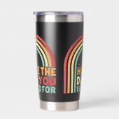 あなたがレトロアンチトランプに投票した日がある 保温保冷タンブラー (右面)