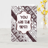 あなたが一番だ!レトロジオ教師への感謝と賞賛 カード (黄色い花)